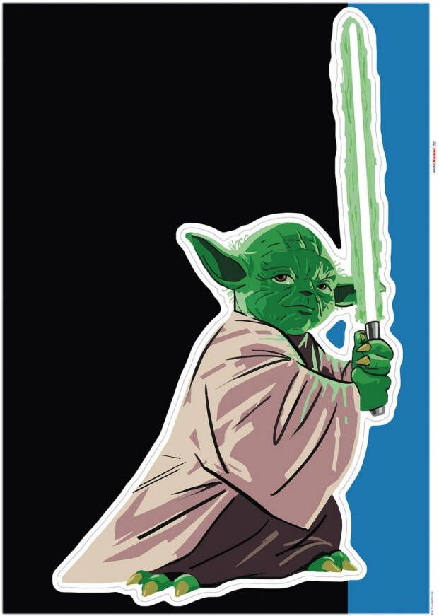 Komar Wandfolie Star Wars Yoda training Session (1 stuk)