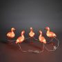 KONSTSMIDE Kerstfiguur Led acryl flamingo's set van 5 40 amberkleurige dioden (1 stuk) - Thumbnail 2