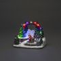 KONSTSMIDE Kerstscène Kerstman en kinderen 11 gekleurde diodes op batterijen (1 stuk) - Thumbnail 2