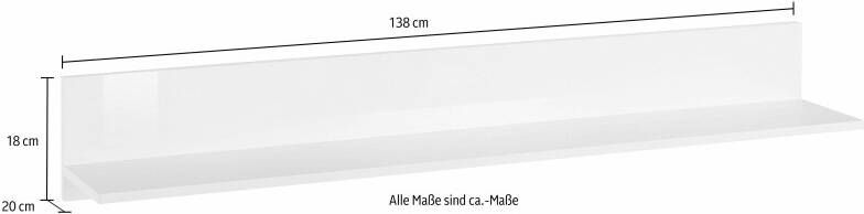 INOSIGN Wandplank Easy Breedte 138 cm