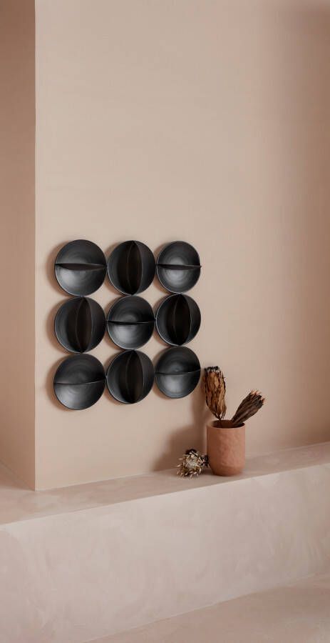 LeGer Home by Lena Gercke Sierobject voor aan de wand Rondjes Wanddecoratie van metaal bestaand uit 9 elementen woonkamer