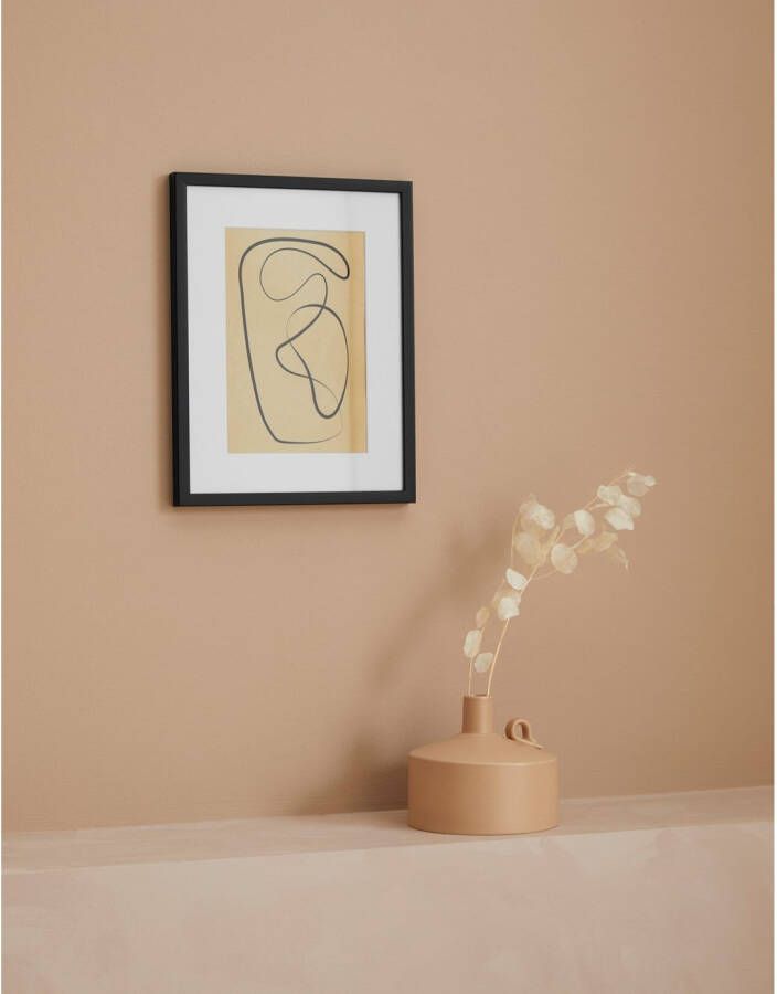 LeGer Home by Lena Gercke Wanddecoratie Abstract Poster beige ingelijst minimalistisch (1 stuk)