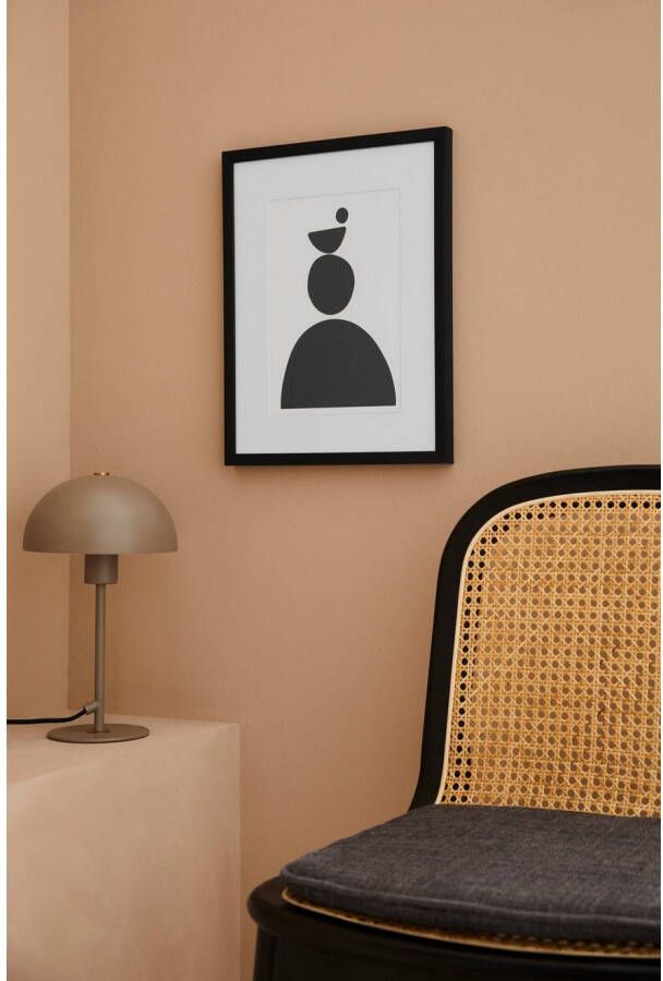 LeGer Home by Lena Gercke Wanddecoratie Black is Beautiful III HD premium posterdruk incl. houten lijst (1 stuk)