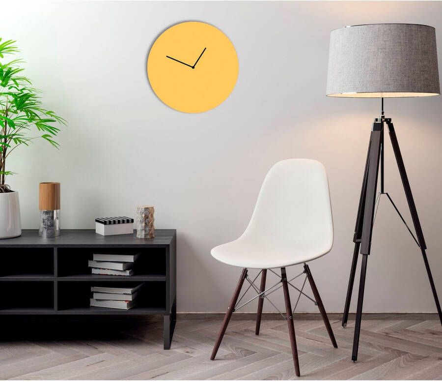 LeGer Home by Lena Gercke Wandklok Sanja Acrylglas rond geruisloos minimalistisch (1-delig)