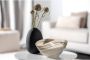 LEONARDO Decoratieve Schaal 27x15 beige zwart ALABASTRO 2-delige set (set 2 stuks) - Thumbnail 2