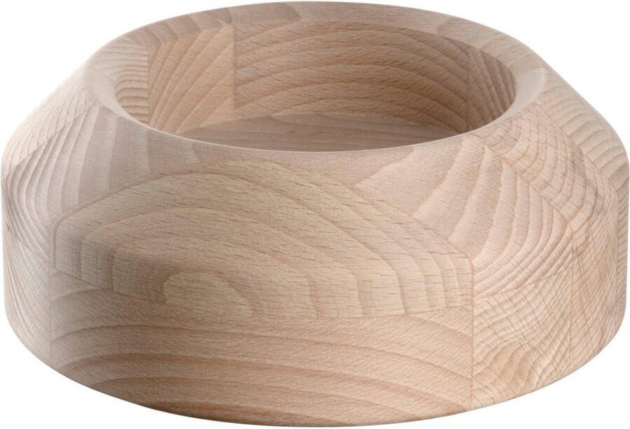 LEONARDO Decoratieve Schaal LEGNO 27 cm op houten sokkel (1 stuk)