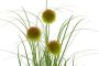 Leonique Kunstgras Grasbundel met bollen Kunstplant gras in een pot set van 3 (set 3 stuks) - Thumbnail 3