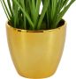 Leonique Kunstgras Grasbundel met bollen Kunstplant gras in een pot set van 3 (set 3 stuks) - Thumbnail 4