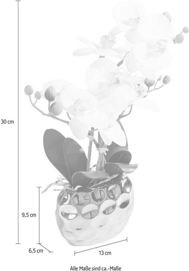 Leonique Kunstplant Orchidee Kunstorchidee in pot bestseller meer dan 2500 4 5-sterren beoordelingen (1 stuk)