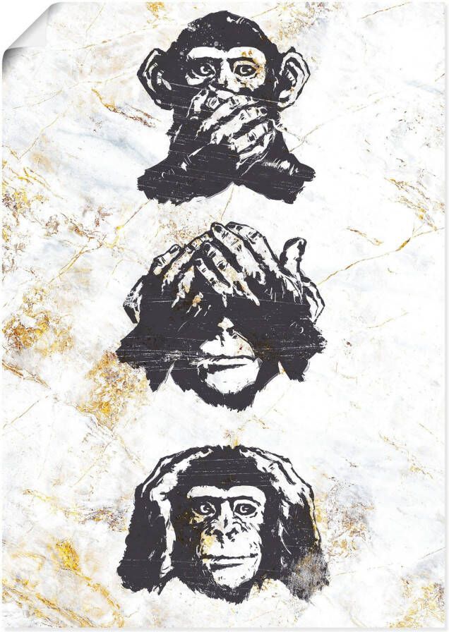 Leonique Poster Apen (1 stuk)