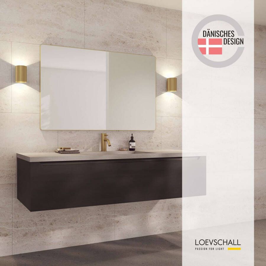 Loevschall Spiegel Refine badkamer spiegel wandspiegel stijlvolle lijst