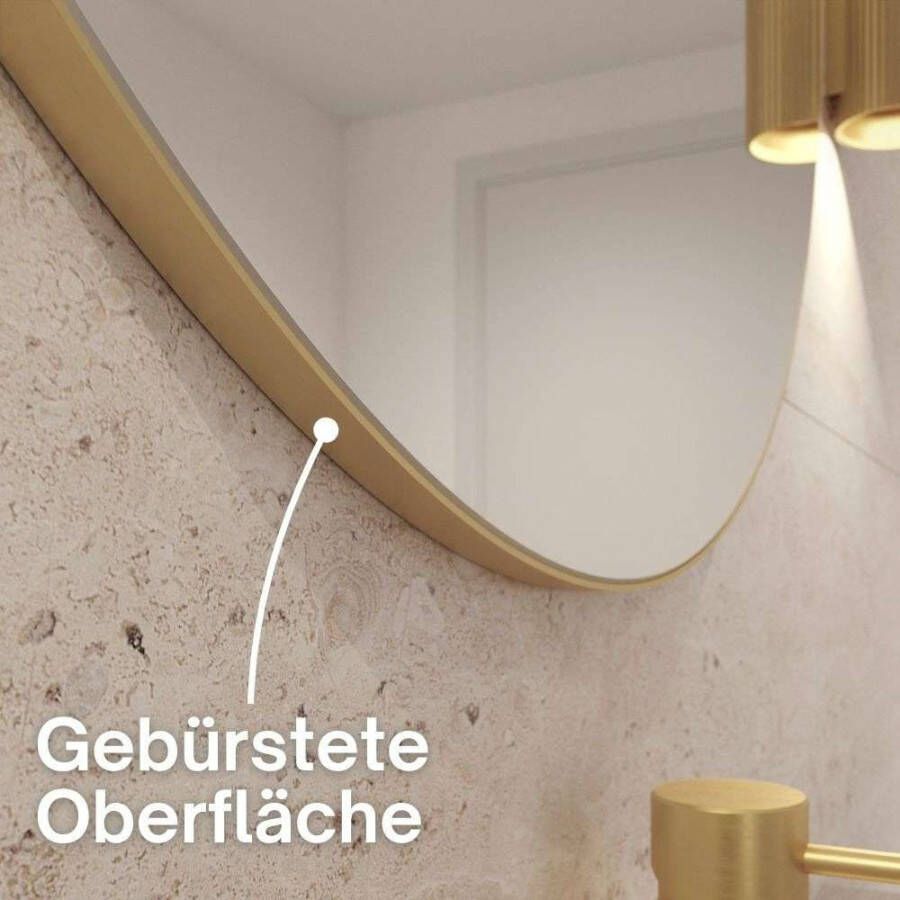 Loevschall Wandspiegel Refine ronde wandspiegel voor alle ruimte types stijlvolle lijst