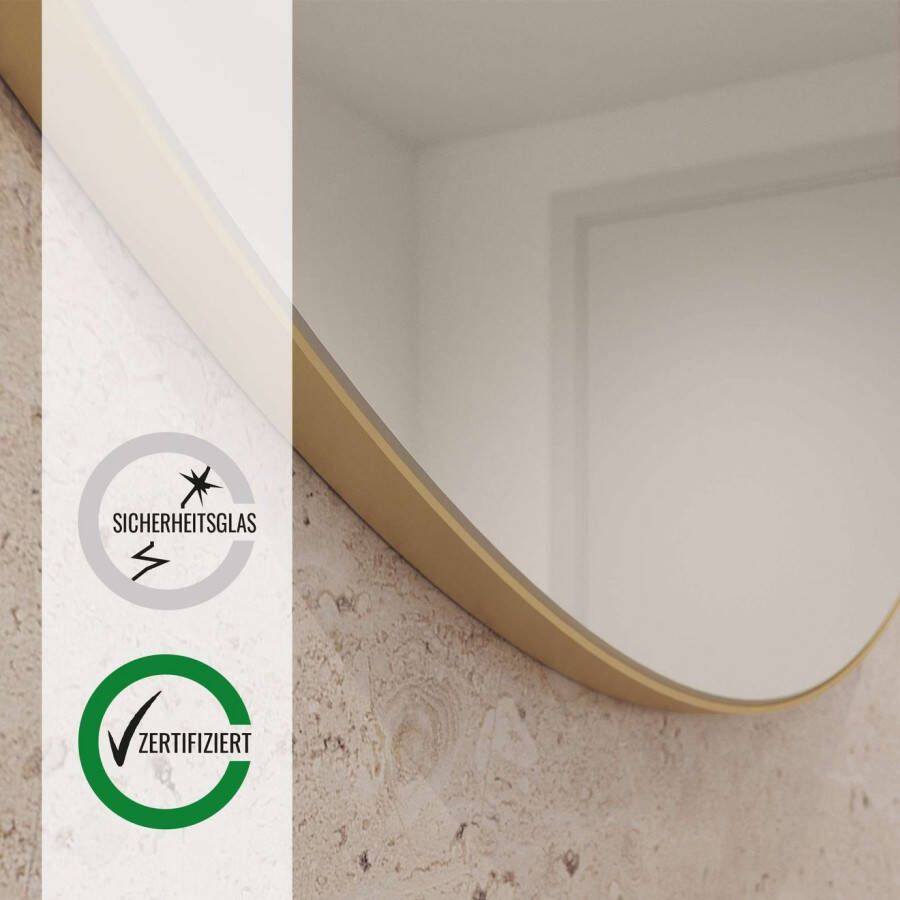 Loevschall Wandspiegel Refine Wandspiegel rond – stijlvolle designspiegel met edel frame