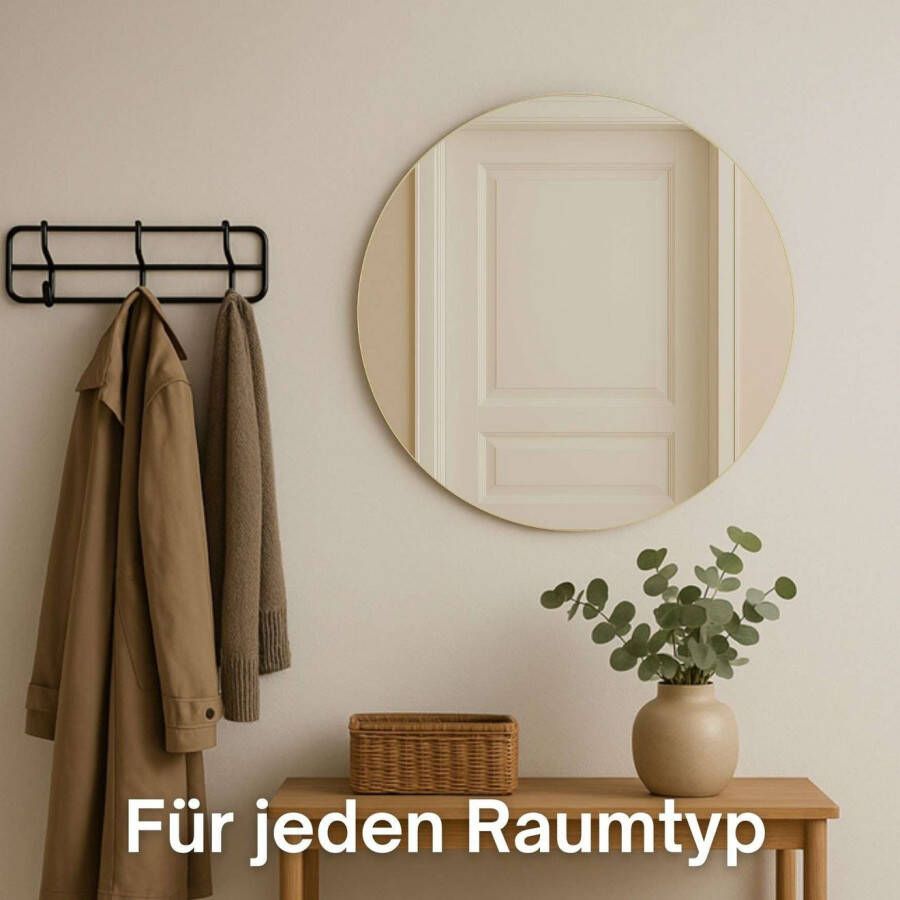 Loevschall Wandspiegel Refine Wandspiegel rond – stijlvolle designspiegel met edel frame