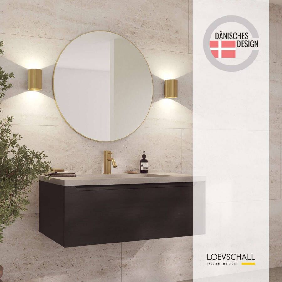 Loevschall Wandspiegel Refine Wandspiegel rond – stijlvolle designspiegel met edel frame
