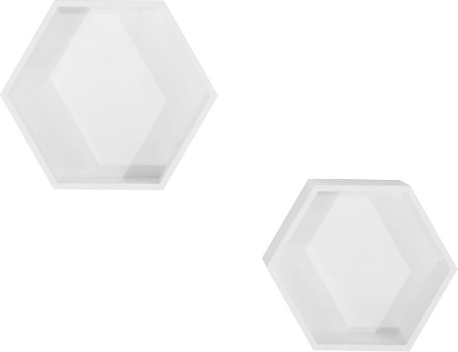 Lüttenhütt Decoratief wandrek Hexagon