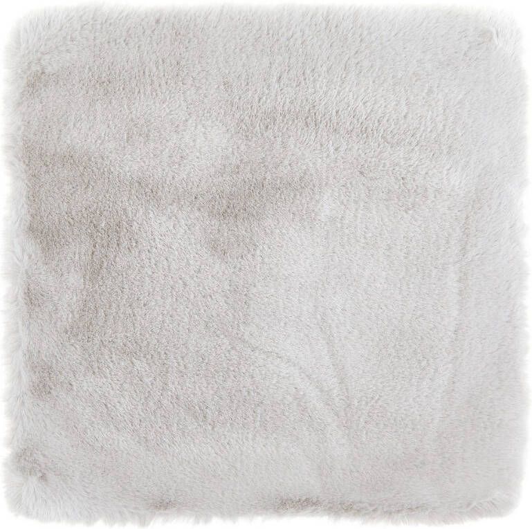 LUXOR living Vachtkussen Sierkussen Novara Imitatiebont vierkant 40x40 cm zeer zacht met vulling woonkamer (1 stuk)