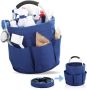 Maximex Organizer Universal-Reinigungs-Caddy Multifunctioneel mand met 6 buitenzakken ideaal voor huishouden tuin & kamperen - Thumbnail 2