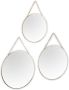 MIRRORS AND MORE Sierspiegel Gloria Wandspiegel (set 3 stuks) - Thumbnail 3
