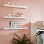 My home Decoratief wandrek Live Love Laugh Decoratief rek wanddecoratie met een opschrift (set 3-delig) - Thumbnail 8