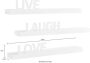 My home Decoratief wandrek Live Love Laugh Decoratief rek wanddecoratie met een opschrift (set 3-delig) - Thumbnail 6