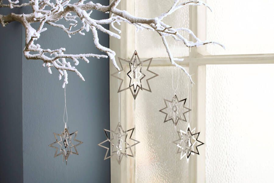 my home Winterse kunstplant Kerst versiering Deco-tak in frozen uitvoering