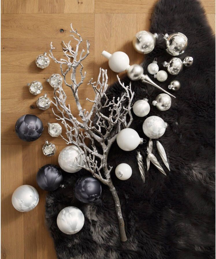 my home Winterse kunstplant Kerst versiering Deco-tak in frozen uitvoering