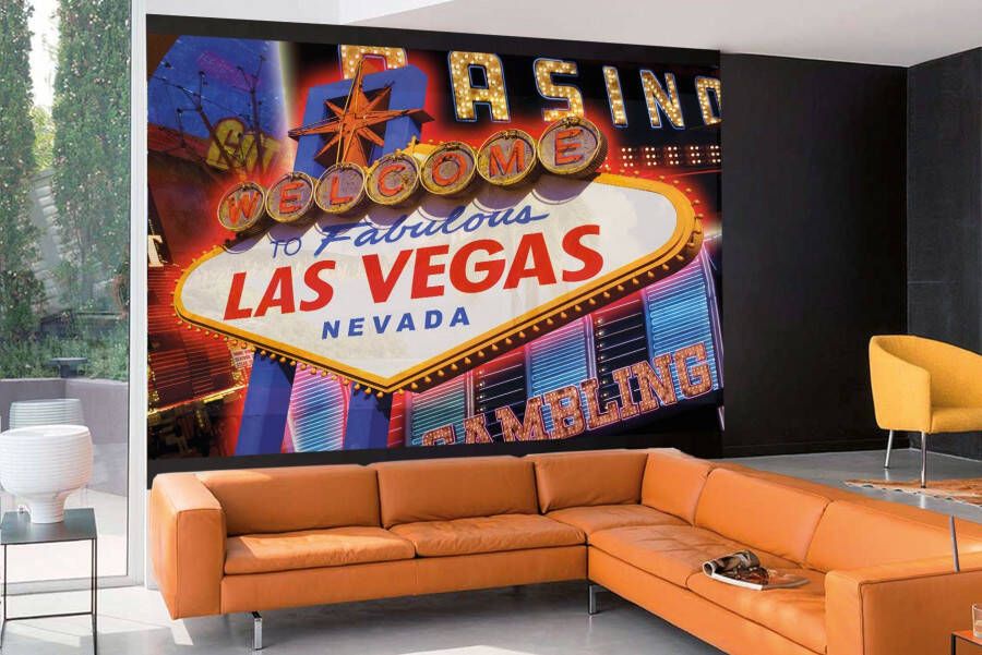 Papermoon Fotobehang Las Vegas Vlies 5 banen 250 x 180 cm (5-delig)