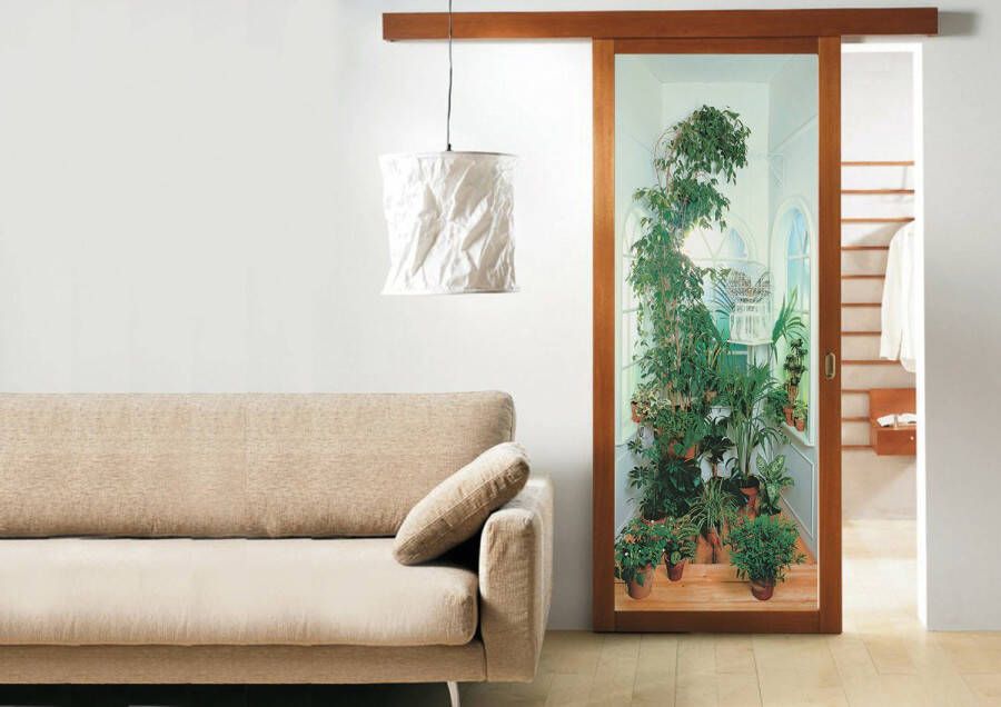 Papermoon Fotobehang Window deurbehang Vlies 2 banen 90x 200 cm (2-delig)
