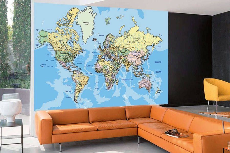 Papermoon Fotobehang World Map