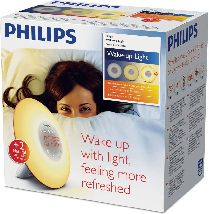 Philips Daglichtwekker HF3506 50 Wake Up Light Wakker worden met licht en natuurlijke tinten