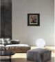 Queence Artprint op linnen Bloemen Premium canvasstof handgemaakt in Duitsland 40x40cm - Thumbnail 2