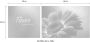 Queence Artprint op linnen Flower Premium canvasstof handgemaakt in Duitsland uitspraak 2-delige set (set) - Thumbnail 3