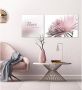 Queence Artprint op linnen Flowers Premium canvasstof handgemaakt in Duitsland uitspraak 2-delige set (set) - Thumbnail 2