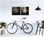 Queence Artprint op linnen Luxe Oscar Wilde Premium canvasstof handgemaakt in Duitsland 2-delige set (set) - Thumbnail 2