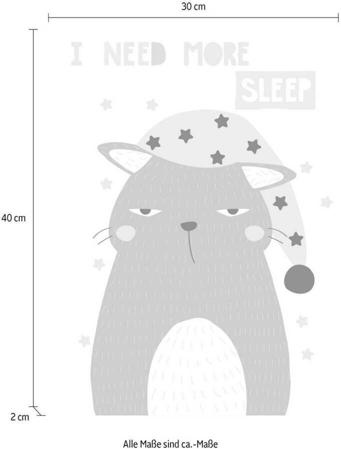 queence Artprint op linnen More sleep Premium canvasstof handgemaakt in Duitsland