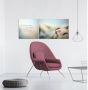 Queence Artprint op linnen Verleidingen Premium canvasstof handgemaakt in Duitsland citaat 2-delige set (set) - Thumbnail 2