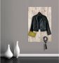 Queence Kapstok Hout-look Wandgarderobe garderobe ruimtebesparend modern - Thumbnail 2