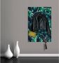 Queence Kapstok Junglekleur met 6 haken 80 x 120 cm - Thumbnail 2