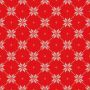 Queence Sierkussen CINDY Kussenhoes kerstpatroon rood wit stoflook feestelijk winterachtig (1 stuk) - Thumbnail 4