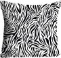 Queence Sierkussen Finn met animal-print in zebradesign kussenovertrek zonder vulling(1 stuk) - Thumbnail 2