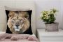 Queence Sierkussen FRANK Kussenhoes leeuw dierenmotief wild dier majestueus natuurmotief krachtig (1 stuk) - Thumbnail 3