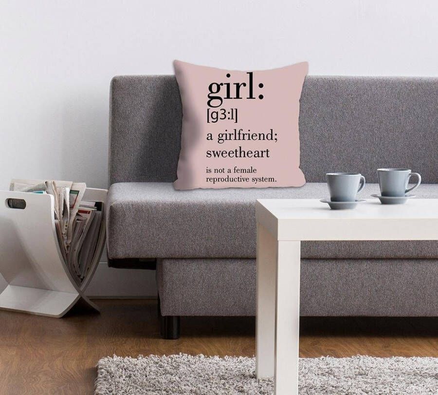 queence Sierkussen Girl Kussenovertrek zonder vulling(1 stuk)