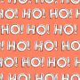 Queence Sierkussen HO! Kussenhoes Ho kerst feestelijk rood wit uitspraak (1 stuk) - Thumbnail 4