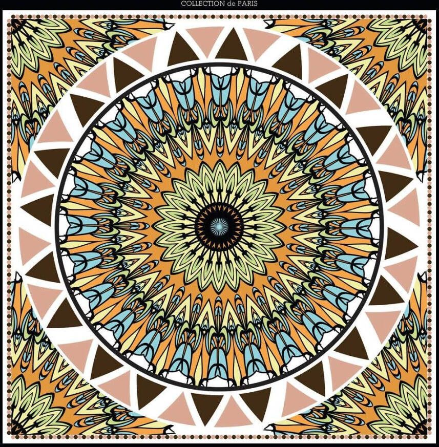 queence Sierkussen Mandala Kussenovertrek zonder vulling(1 stuk)