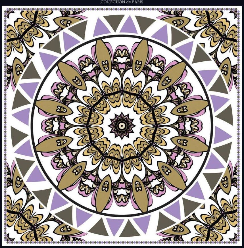 queence Sierkussen Mandala Kussenovertrek zonder vulling(1 stuk)