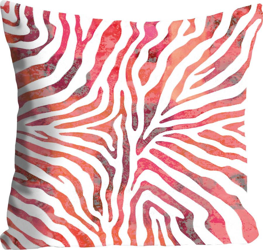queence Sierkussen Rene met dierenprint in zebra-dessin (1 stuk)