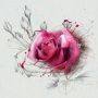 Queence Sierkussen Rose bloesem (1 stuk) - Thumbnail 2