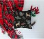 Queence Sierkussen RUDOLF Kussenhoes rendier kerst zwart winterachtig kerstmotief (1 stuk) - Thumbnail 7