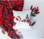 Queence Sierkussen Santa Kussenhoes kerstman rendier kerst feestelijk winterachtig (1 stuk) - Thumbnail 7